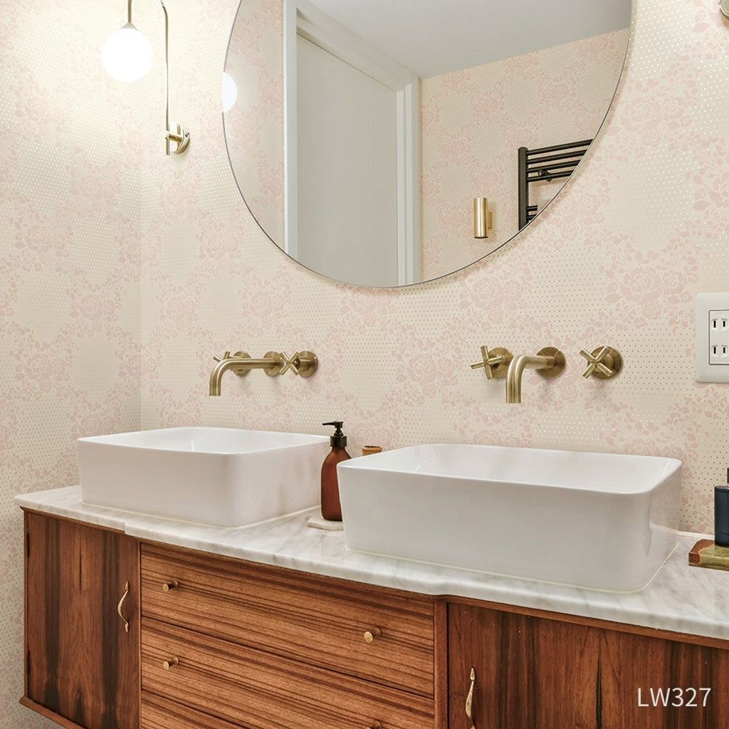 ダマスク|LW327・LW328|のり付き壁紙