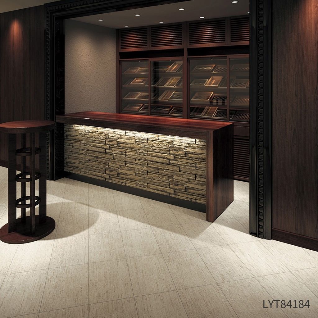 モカクリーム<エルワイタイル>|ケース売り(24枚入り 約3.34㎡分)|石目調