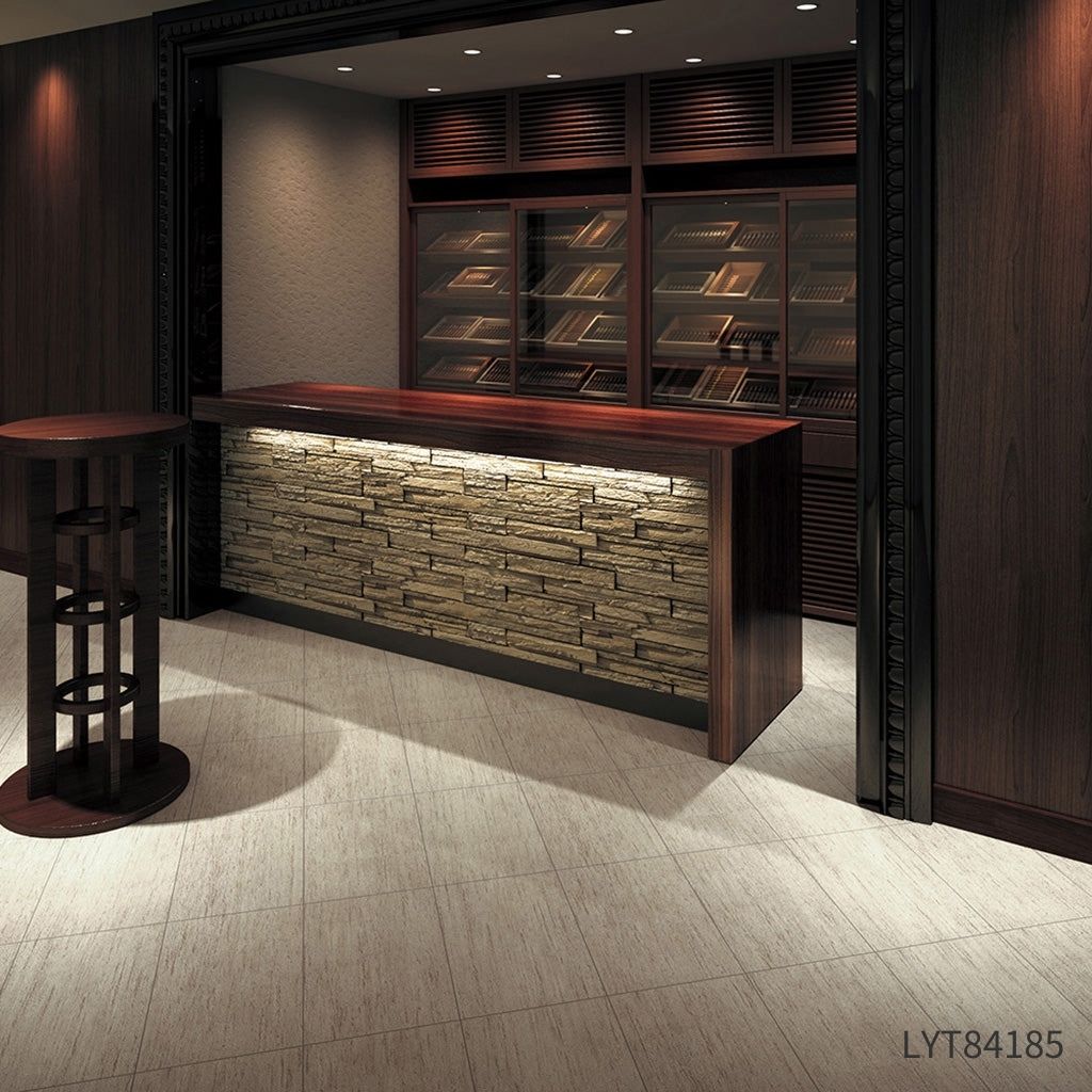 モカクリーム<エルワイタイル>|ケース売り(24枚入り 約3.34㎡分)|石目調