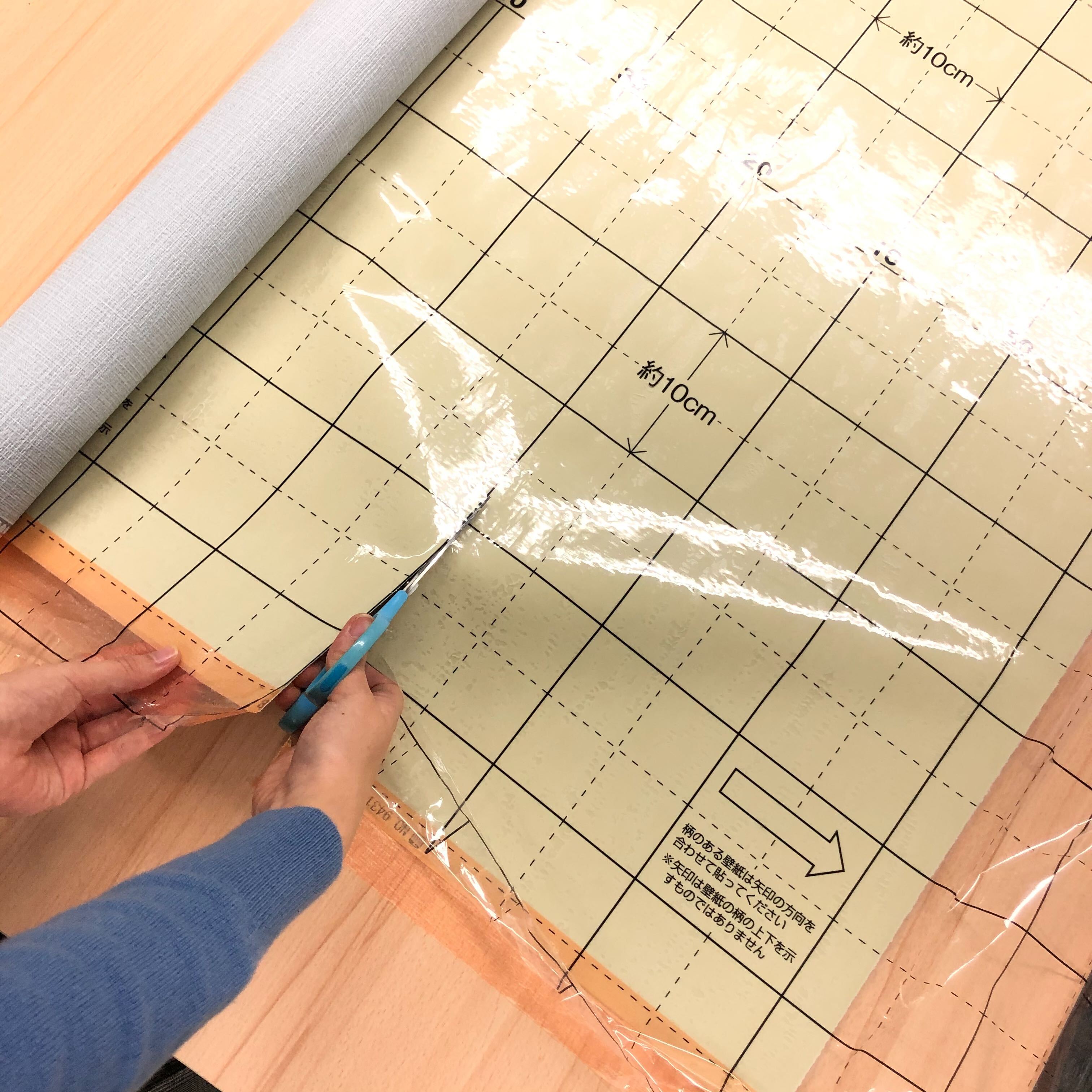 ゆらぎのある格子柄|LV3294・LV3295|サンプル