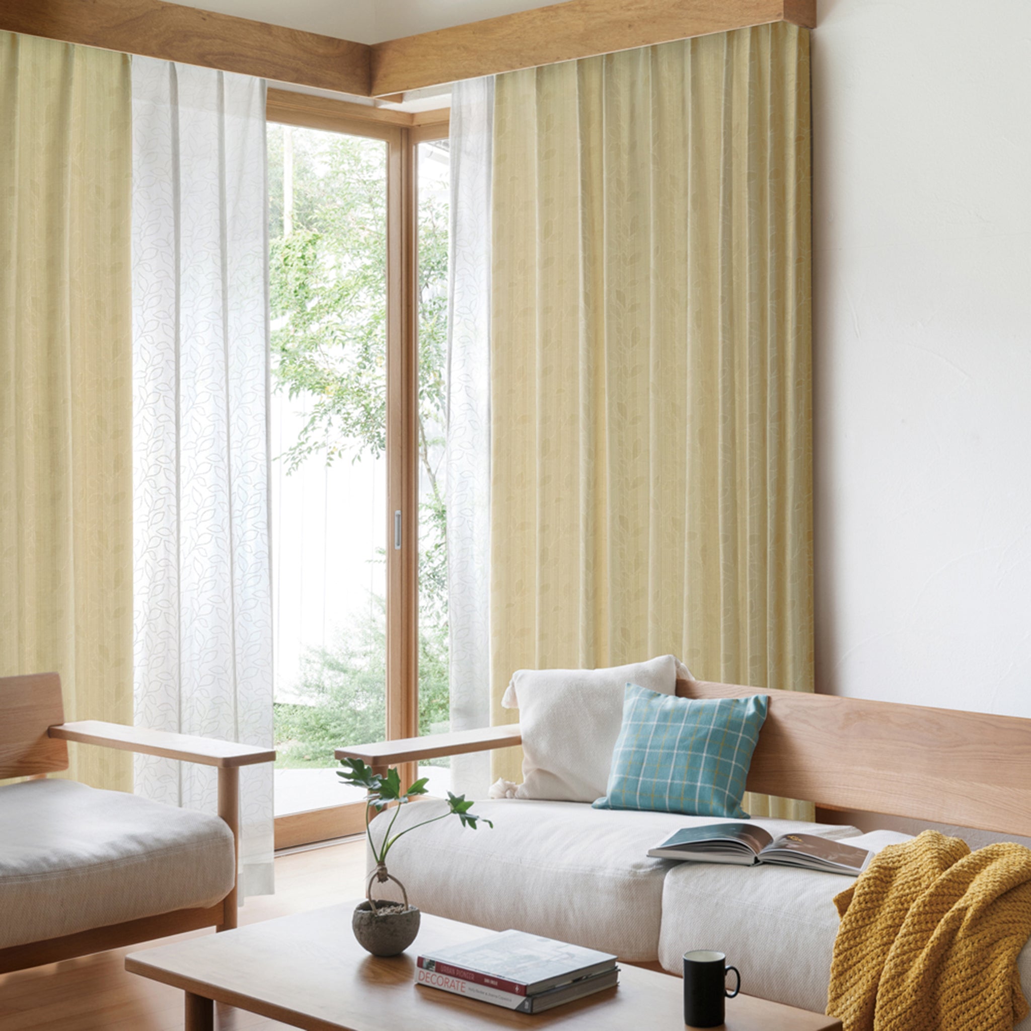 Natural & Leaf｜EC1064｜ドレープカーテン