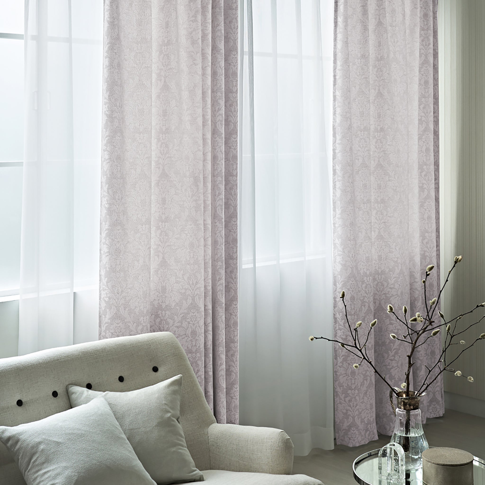 Damask & Elegance ｜EC1076｜ドレープカーテン