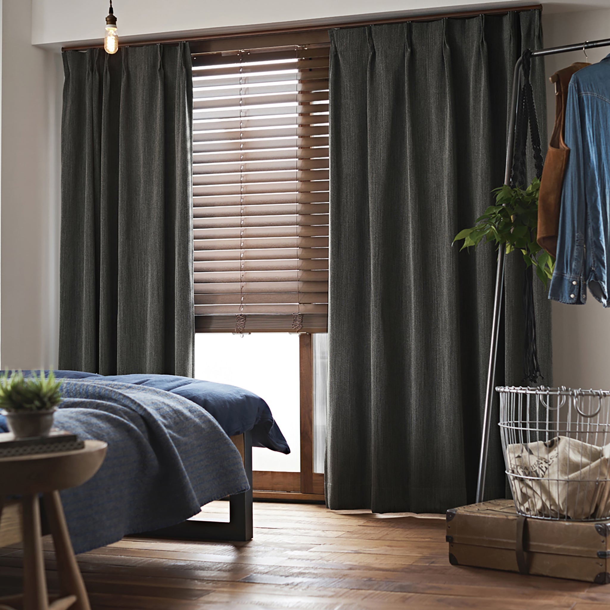 Plain & mix-yarn｜EC1086｜ドレープカーテン