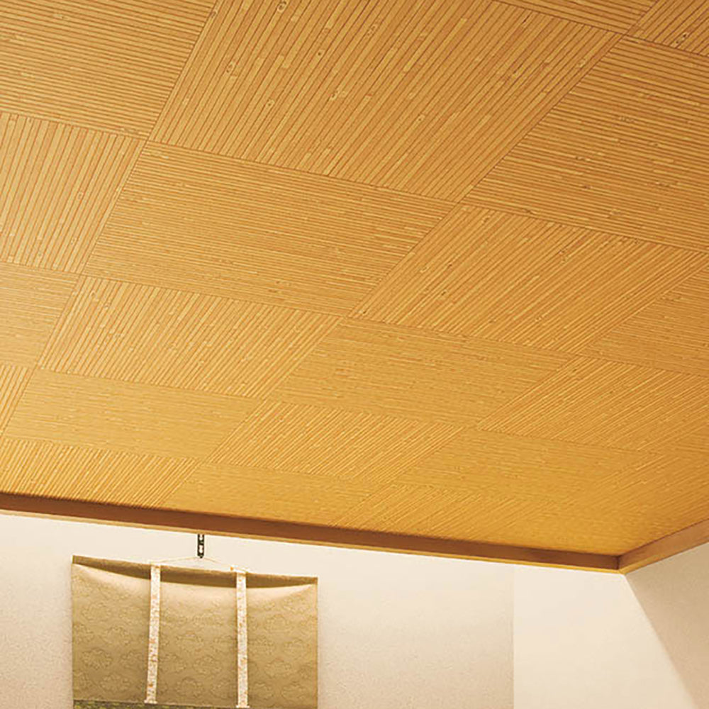 竹の天井｜LL7411｜のり付き壁紙