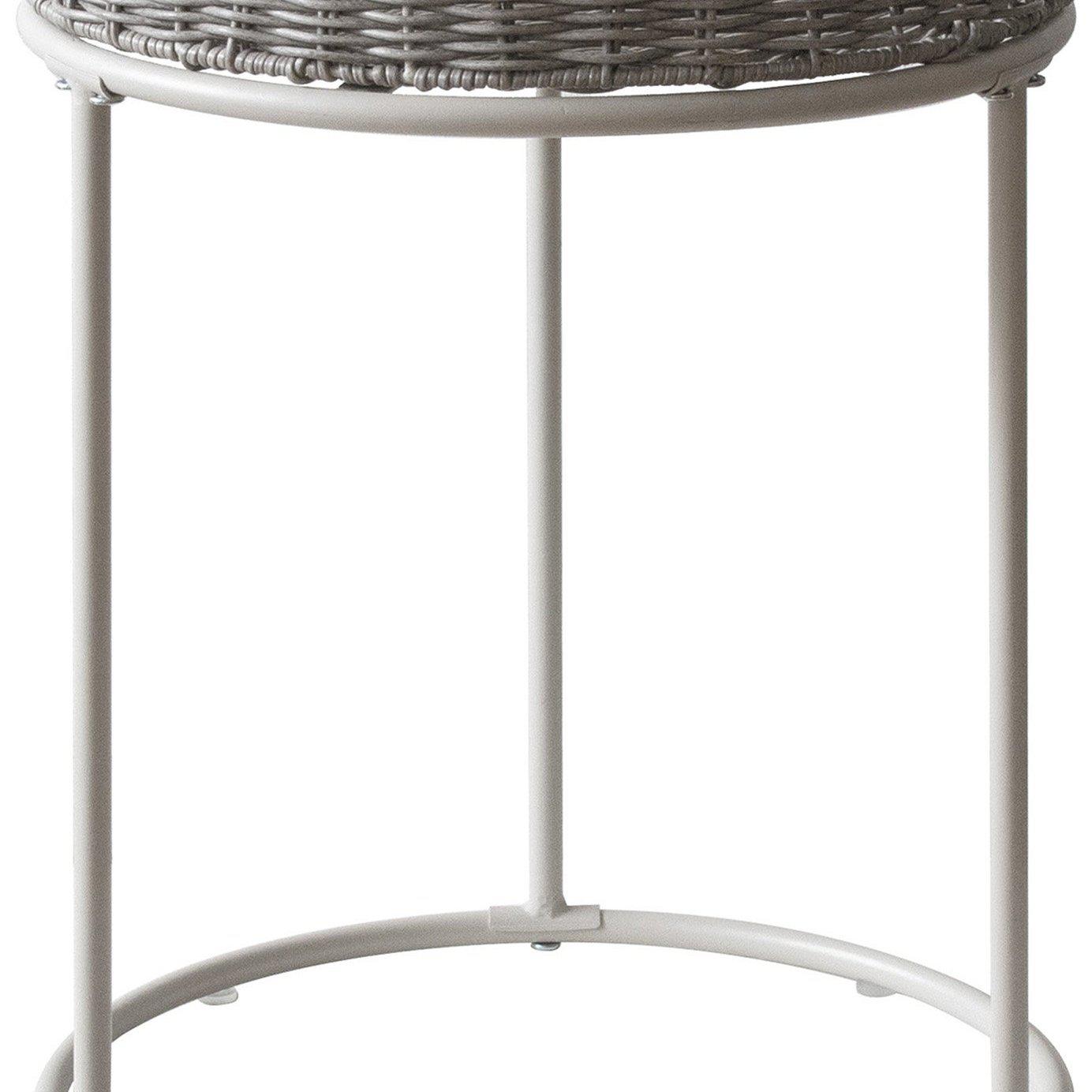 ラタンサイドテーブル Rotolia｜幅40×奥行40×高さ50cm・送料無料